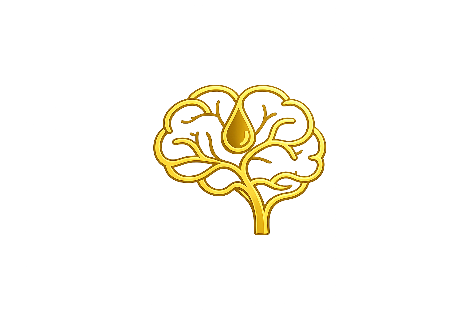 Brain blood flow icon